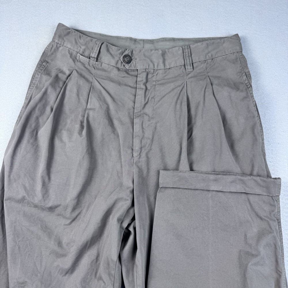 Ermenegildo Zegna Woody Pants 31x31 Made In Italy Pleated Cuffed Designer